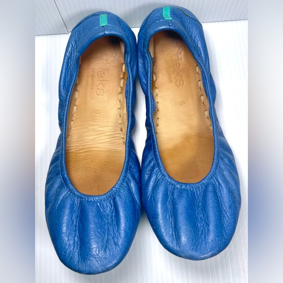 Tieks by Gavrieli - Classic Flats - Women's Size 6 - Cobalt Blue Leather - Picture 3 of 5